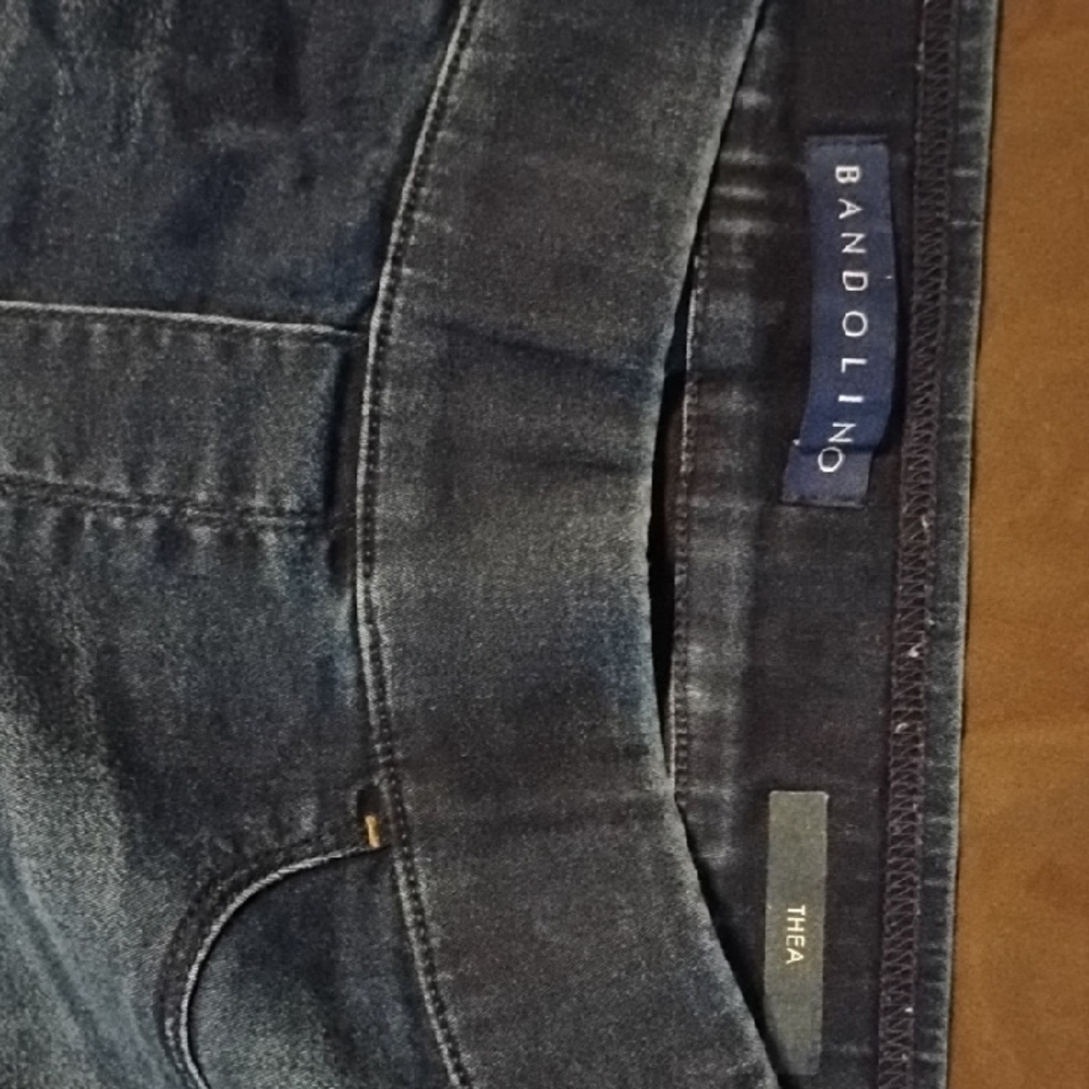 Bandolino Womens Dark Denim Jeans